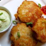 Crab Cakes and Wasabi Mayonnaise