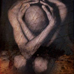 tormented man