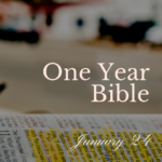 Picture of yellow-highlighted Bible on a table