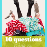 Photo of a disorderly pile of clothes with two legs and two arms sticking out