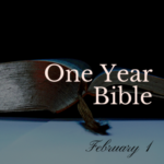 Bible open on table with ribbon in center