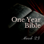 An open Bible on a table