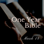 Someone holding an open Bible with both hands