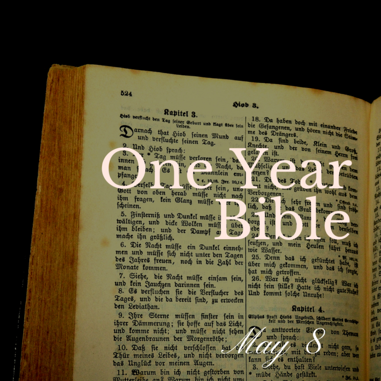 One Year Bible: May 8