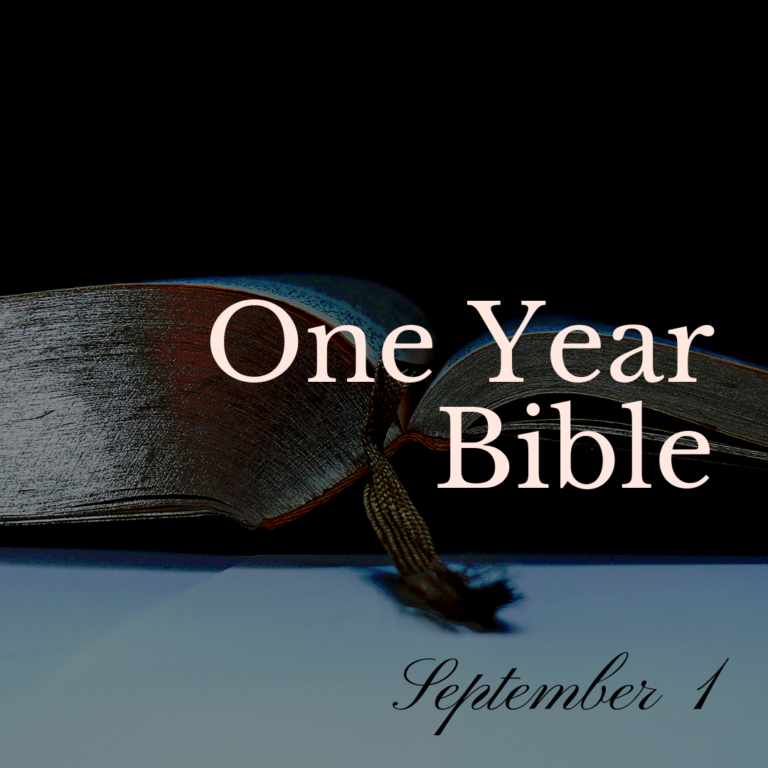 One Year Bible: September 1