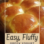 A pan of glistening dinner rolls fresh from the oven